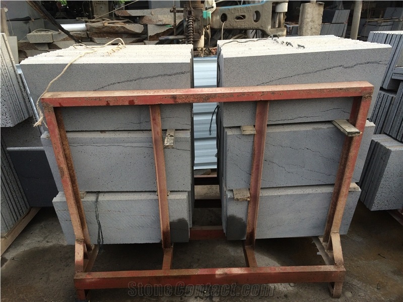 Black Basalt with Ant Lines