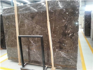 Chinese Dark Emperador Big Slabs in Stock