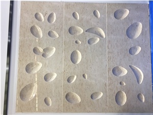 3d Waterjet Marble Decorative Wall Panels