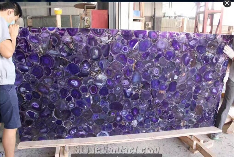 Amethyst Tiles & Slabs, Gemstone Slabs
