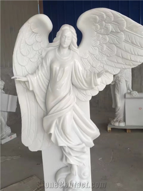 Angel Statue Sculpture,White Marble Sculpture,Human Sculptures