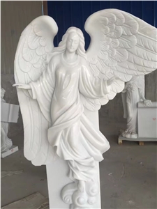 Angel Statue Sculpture,White Marble Sculpture,Human Sculptures