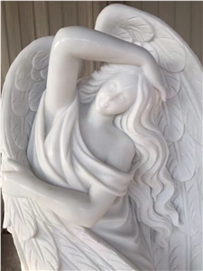 Angel Statue Sculpture,White Marble Sculpture,Human Sculptures