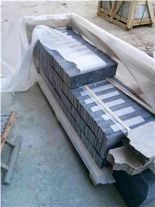 Blue Limestone Tumbled Pavers