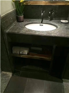 Blue Limestone Vanity Top