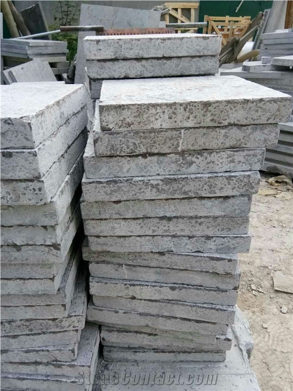 Flamed Blue Stone Tile for Pool Flooring Tiles