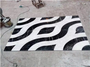 Flooring Marble Square Medallions Bulding Decration