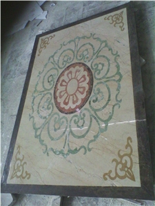 Flooring Marble Square Medallions Bulding Decration