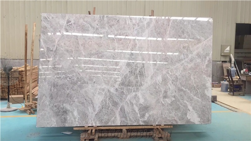 French Vanilla Grey Marble Slab