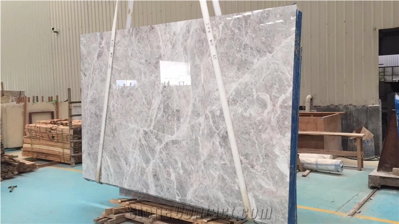 French Vanilla Grey Marble Slab