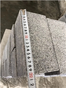 G654 Grey Granite Flamed Brick Outdoor Paver Stone Garden Cobble Stone