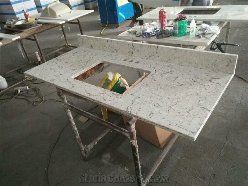 Grey Quartz Master Bath Tops Corian Quartz Bath Top