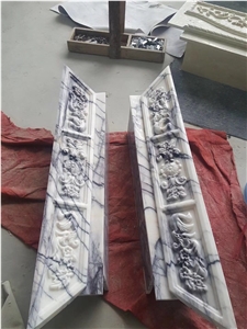 Indoor Darwin Fancy Cover Marble Fireplace Surround
