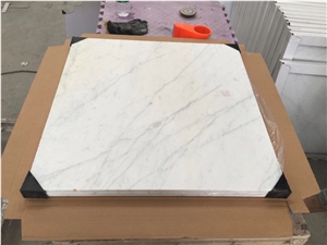 Italy Bianco Carrara White Marble Tile Wall Flooring