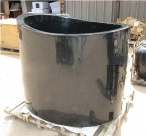 Negro Irura Marble Bathtub Hotel Bath Tubs