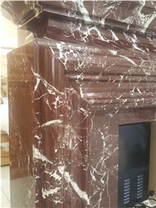 Rosso Levanto Fireplace Marble