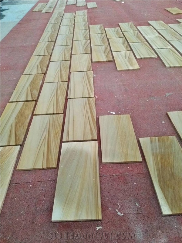Teakwood Sandstone Walling Tiles Building Stone