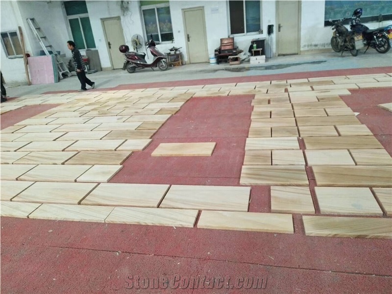 Teakwood Sandstone Walling Tiles Building Stone