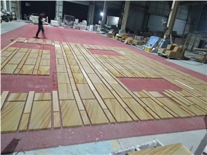 Teakwood Sandstone Walling Tiles Building Stone