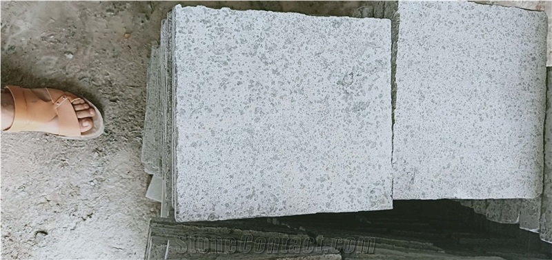 Thermal Blue Stone Ashlar Pattern Distressed Edges Blue Stone Tiles