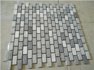 Tumbled Chipped Marble Mosaic Tile Tumbled Carrara Mosaic Tile