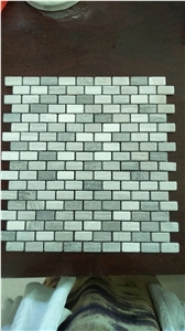 Tumbled Chipped Marble Mosaic Tile Tumbled Carrara Mosaic Tile