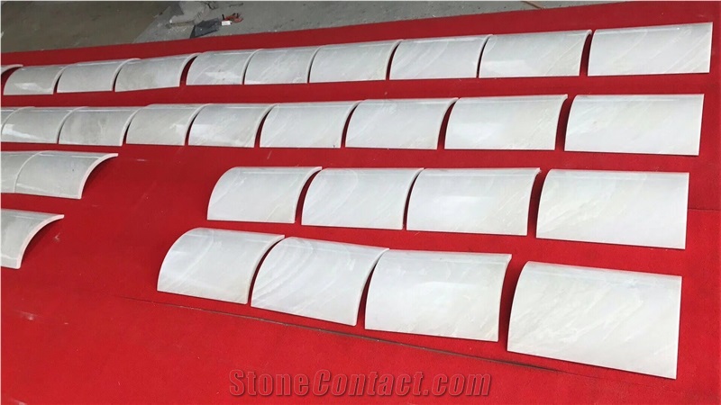 White Jade Marble Column