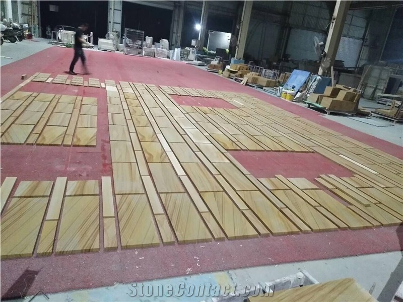 Yellow Teakwood Sandstone Balustrade Project