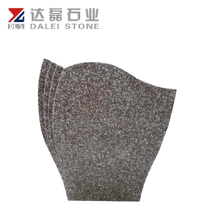 Old G664 Red Color Own Design European Style Granite Headstones