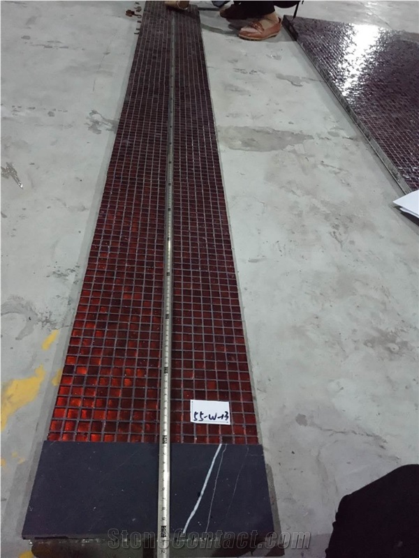 Aluminum Honeycomb Panels Composited with Marbles and Glass Mosaics
