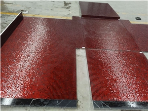 Aluminum Honeycomb Panels Composited with Marbles and Glass Mosaics