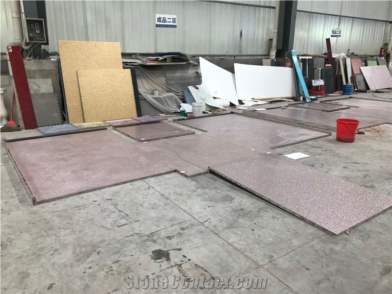 Aluminum Honeycomb Panels Composited with Marbles and Glass Mosaics