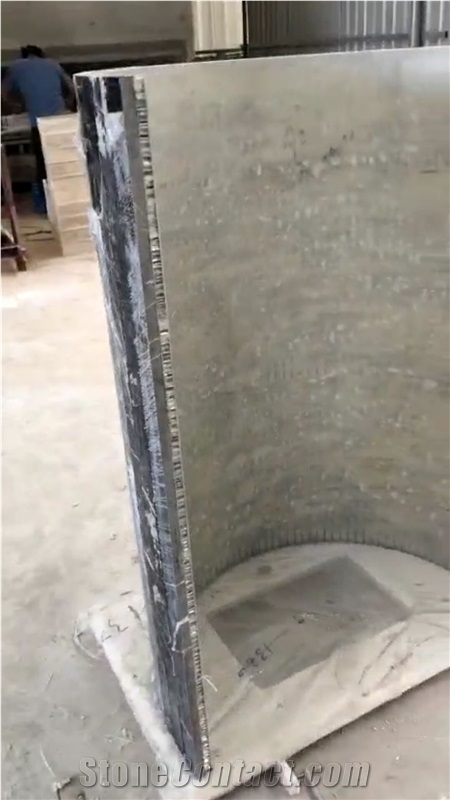 Column Stone Composited with Honeycomb Backers Light Weight & Stronger