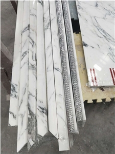 White Marble Stone Honeycomb Panels Big Size Light Weight Panels