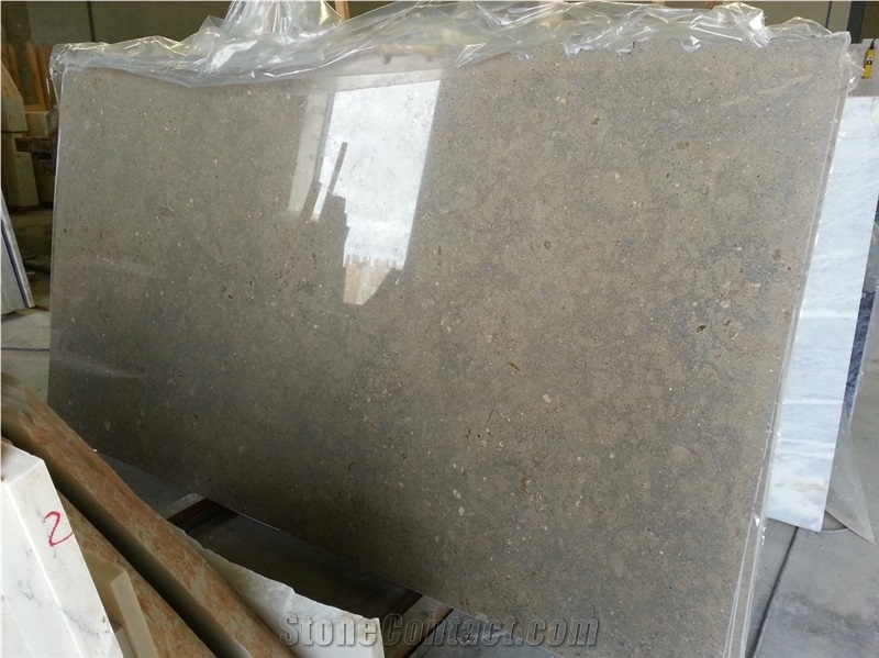 Atlantic Blue Limestone Slabs & Tiles, Portugal Blue Limestone