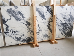 Calacatta Nero, White Marble with Black Veins Portugal Slabs & Tiles