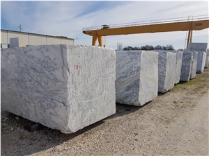 Carradinha Marble Blocks, Estremoz White with Grey Veins Block