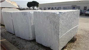 Carradinha Marble Blocks, Estremoz White with Grey Veins Block