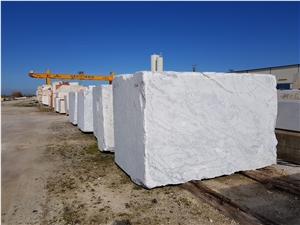 Carradinha Marble Blocks, Estremoz White with Grey Veins Block