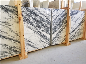 Dynossaurus Marble, Estremoz White Marble with Black Veins Slabs
