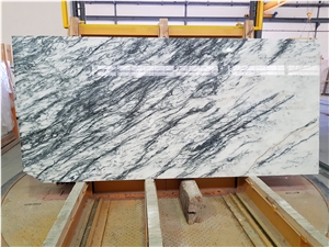 Dynossaurus Marble, Estremoz White Marble with Black Veins Slabs