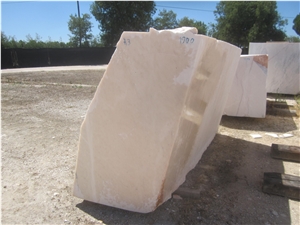 Pink Marble Blocks with Black Veins
