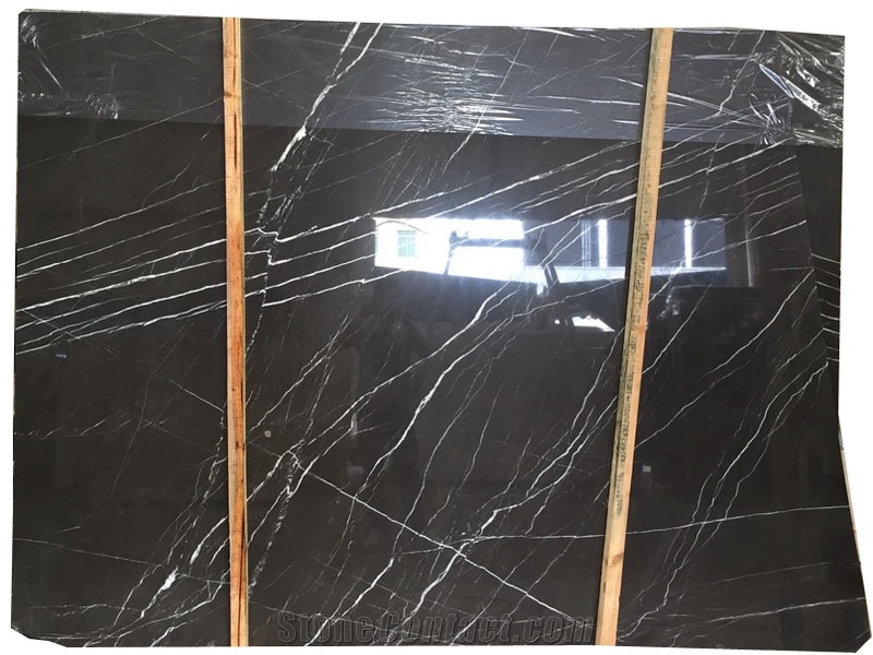 Flooring Slab China Quotation Pietra Black Marquina Marble