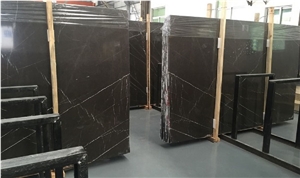 Flooring Slab China Quotation Pietra Black Marquina Marble