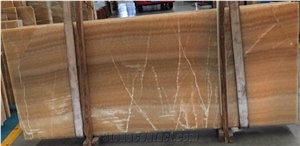 Wood Texture Cheap Price Honey Cappuccino Onyx Slabs