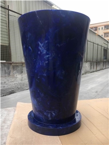 Blue Stone Bar Backlit Table