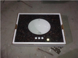 Tan Brown Granite Countertop,Granite Vanity Top Tan Brown Granite Countertop,Granite Vanity Top