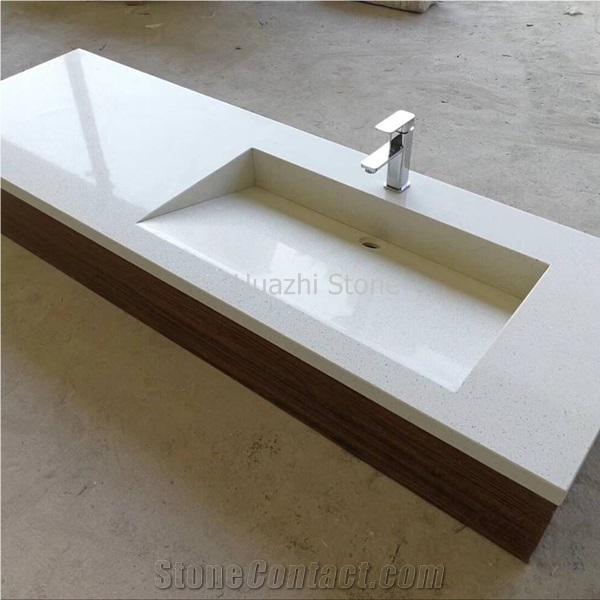 Bathroom Vanity Top/Bath Tops/Countertops/Vanity Tops/White Quartz