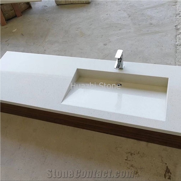 Bathroom Vanity Top/Bath Tops/Countertops/Vanity Tops/White Quartz