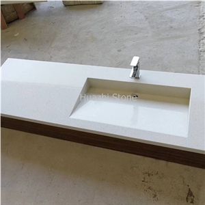 Bathroom Vanity Top/Bath Tops/Countertops/Vanity Tops/White Quartz